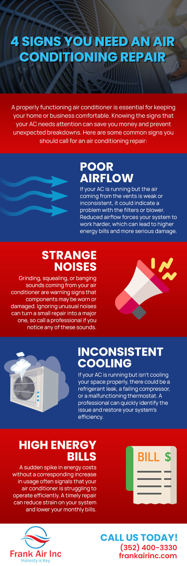 4 Signs You Need an Air Conditioning Repair